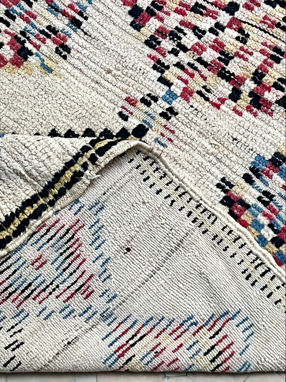 Marokkolainen vintage Azilal-matto 160x110cm