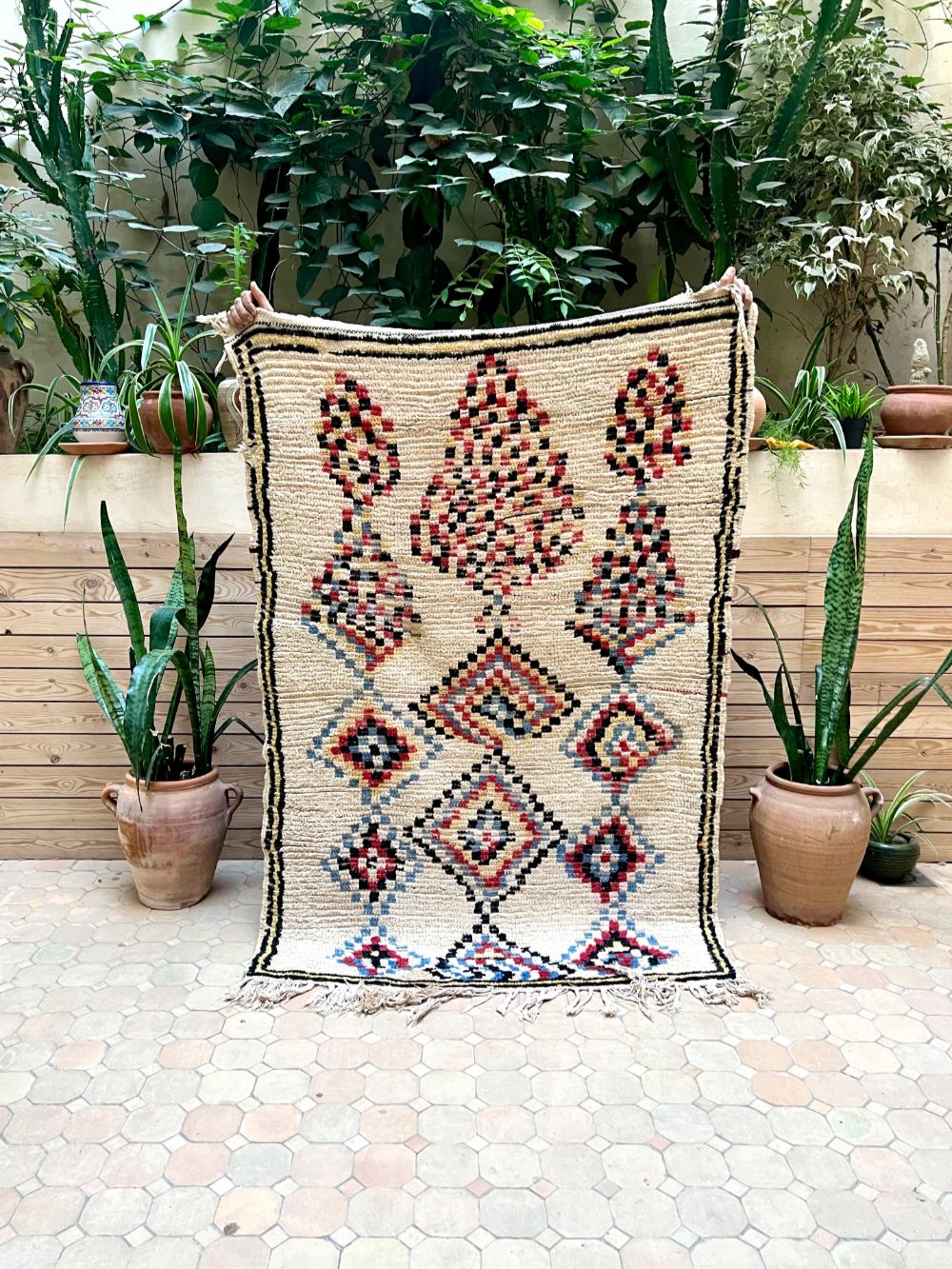 Moroccan Vintage Azilal Rug 160x110cm