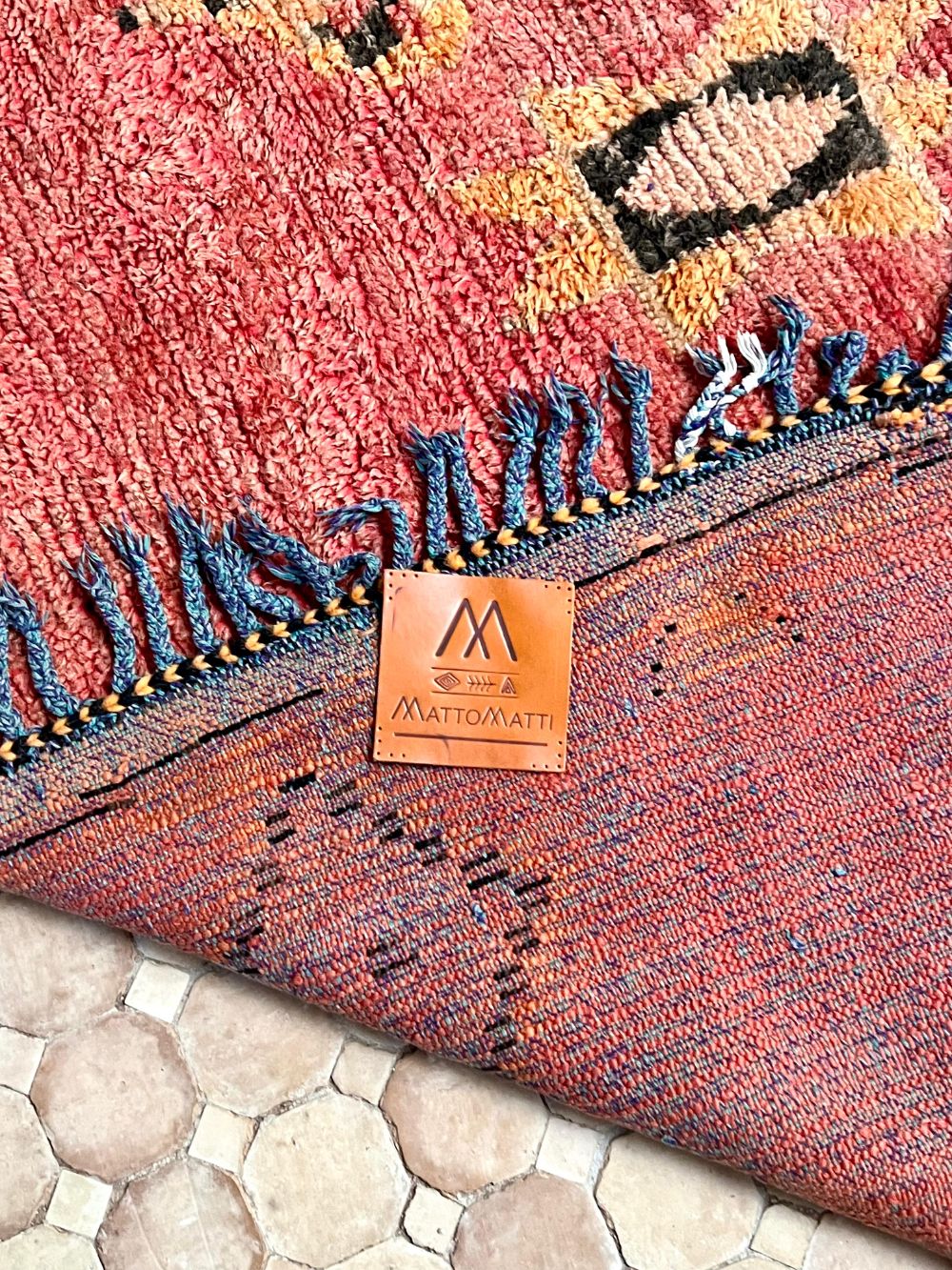 Marokkolainen vintage Boujaad matto 485x200cm