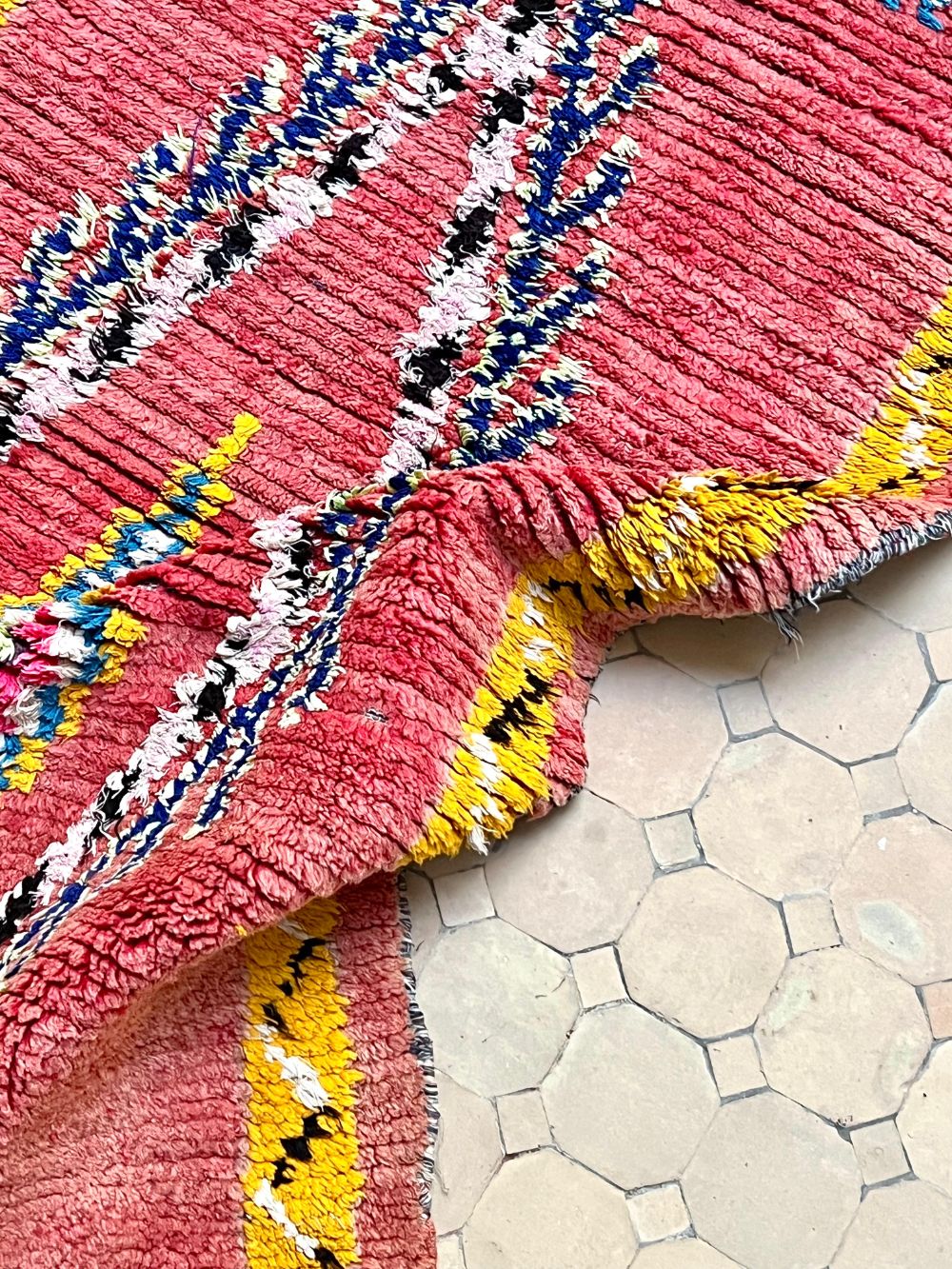 Reserved Saara : Moroccan Vintage Azilal runner Rug 310x90cm