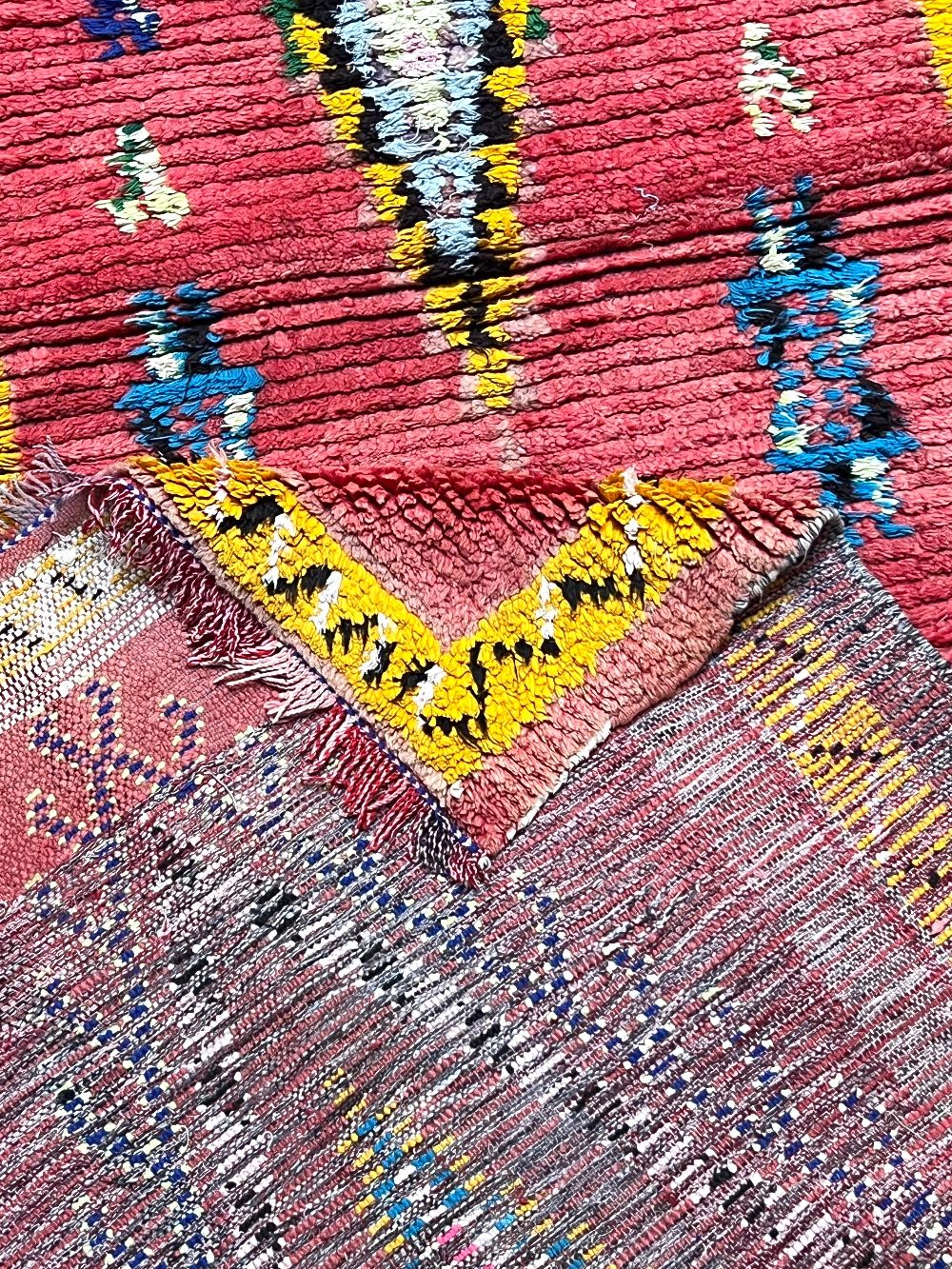 Reserved Saara : Moroccan Vintage Azilal runner Rug 310x90cm