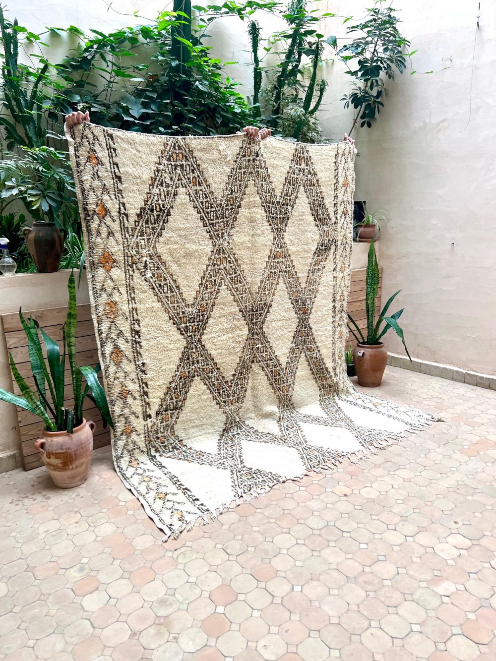 Marokkolainen vintage Marmoucha matto 245x200cm