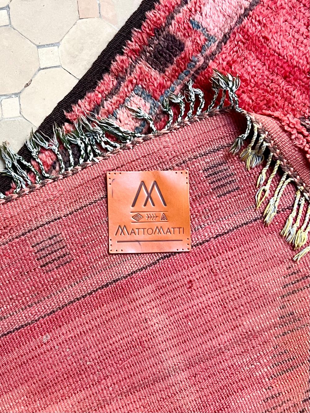 Moroccan Vintage Boujaad Rug 195x115cm