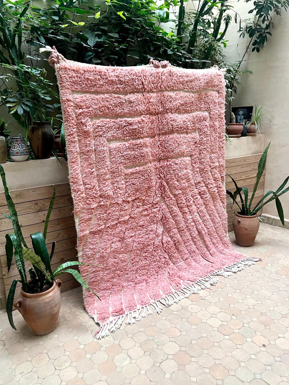 Moroccan Hattara Rug 195x165cm