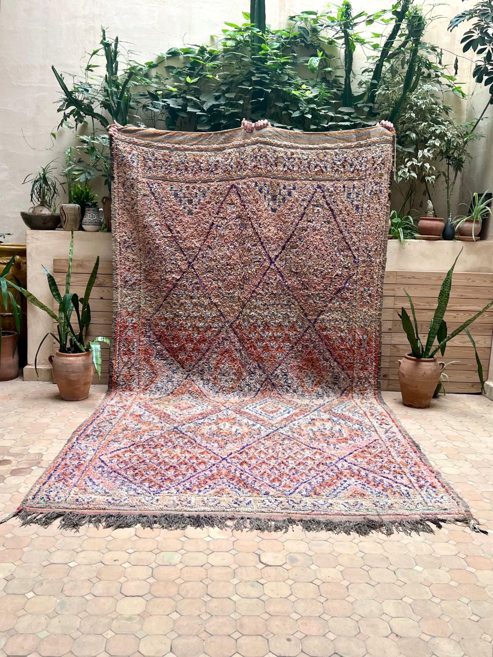 Moroccan Vintage Zayane Rug 360x190cm