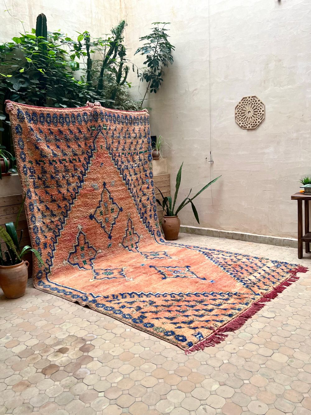 Moroccan Vintage Boujaad Rug 370x195cm