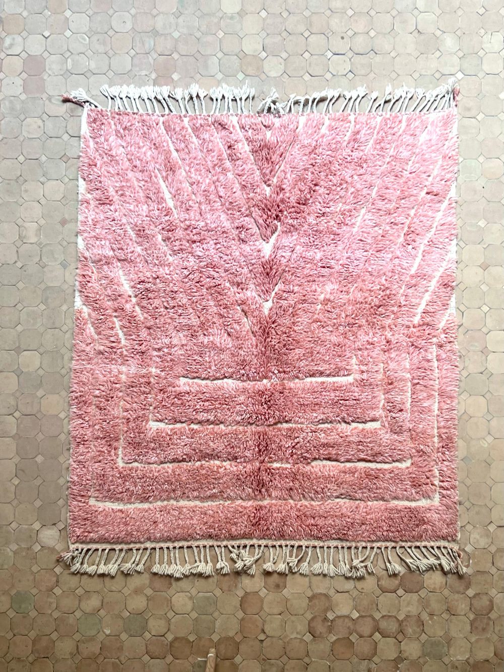 Moroccan Hattara Rug 195x165cm