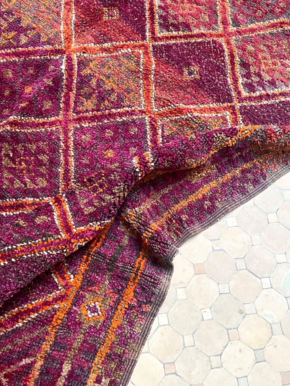 Moroccan Vintage Beni M'Guild Rug 410x220cm