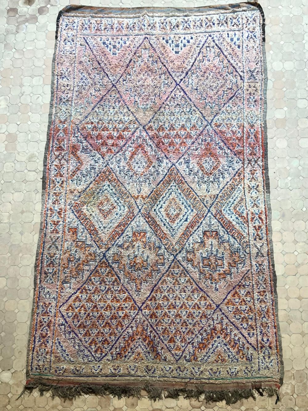 Moroccan Vintage Zayane Rug 360x190cm