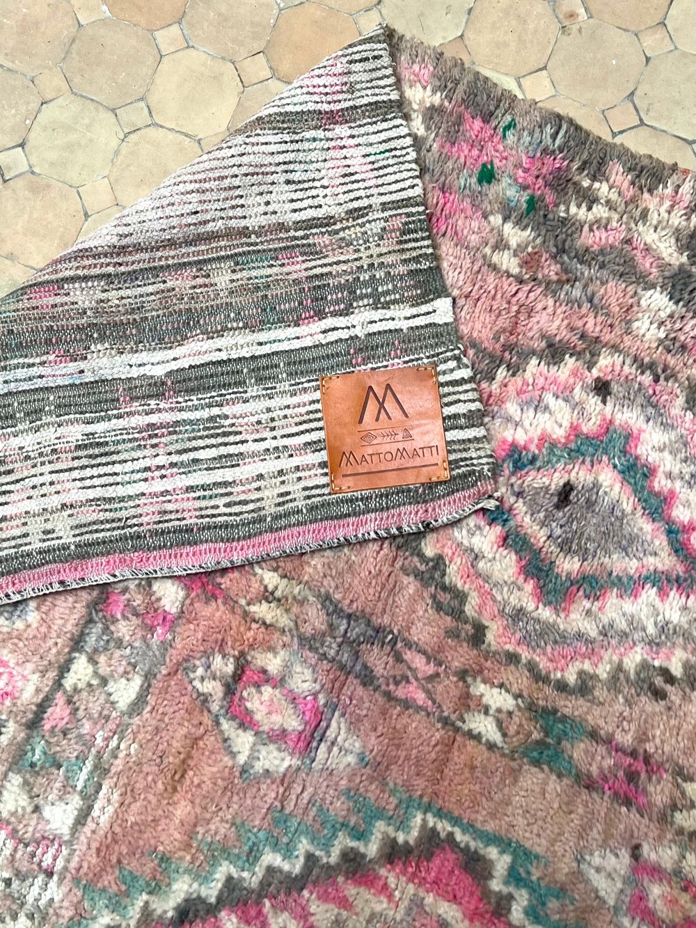 Moroccan Vintage Boujaad Rug 340x190cm