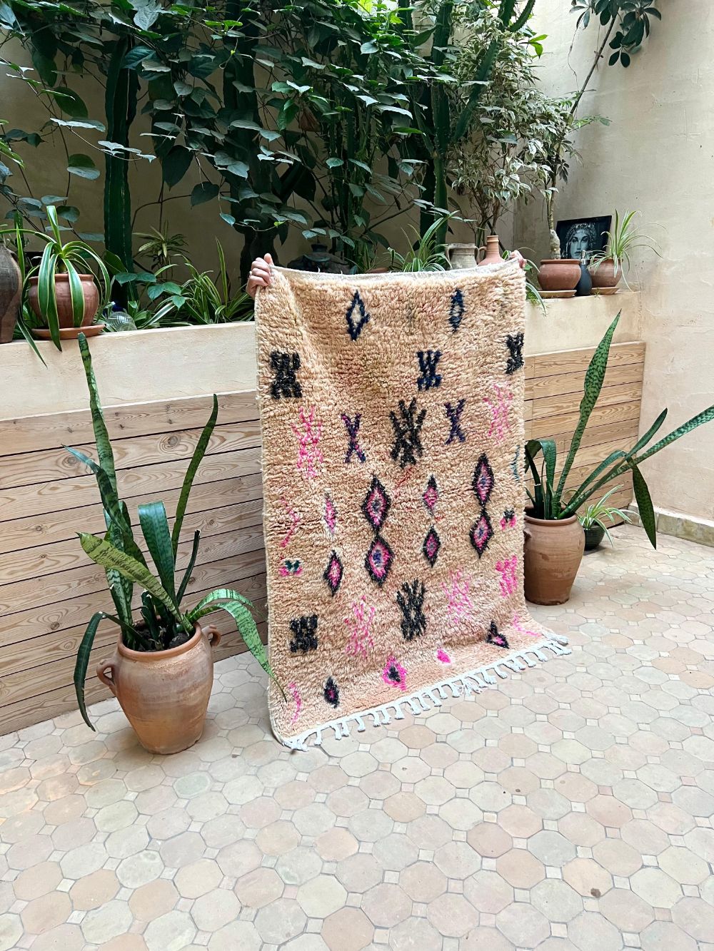 Moroccan Boujaad Rug 135x105cm