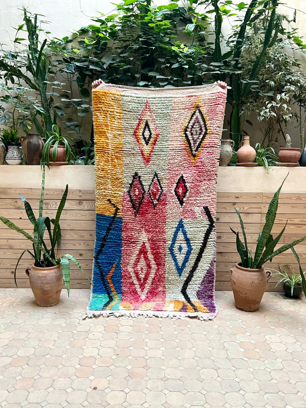 Moroccan Boujaad Rug 200x105cm