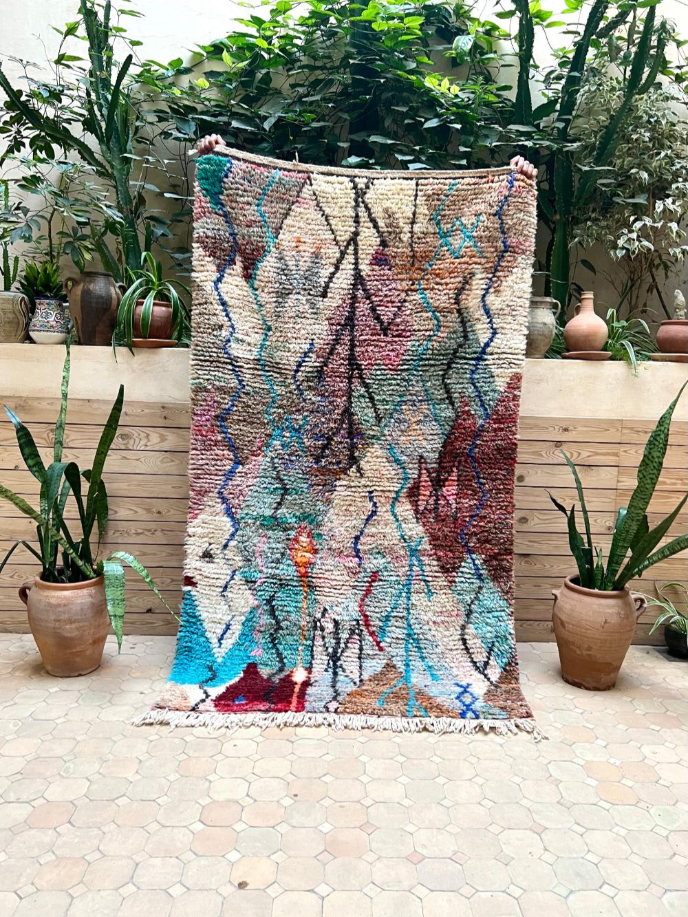 Moroccan Boujaad Rug 200x115cm