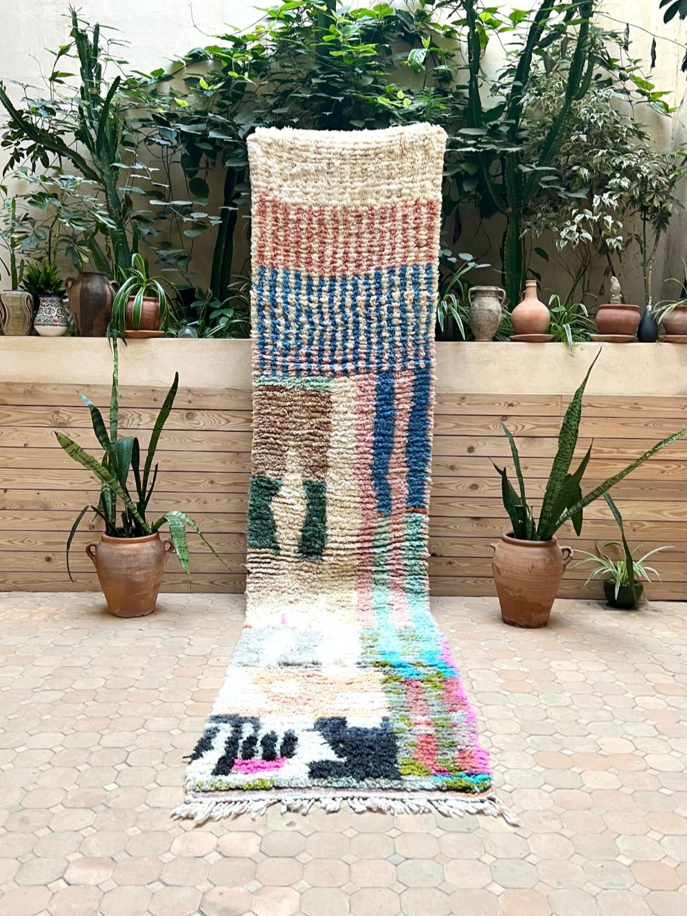 Moroccan Boujaad Runner 335x75cm