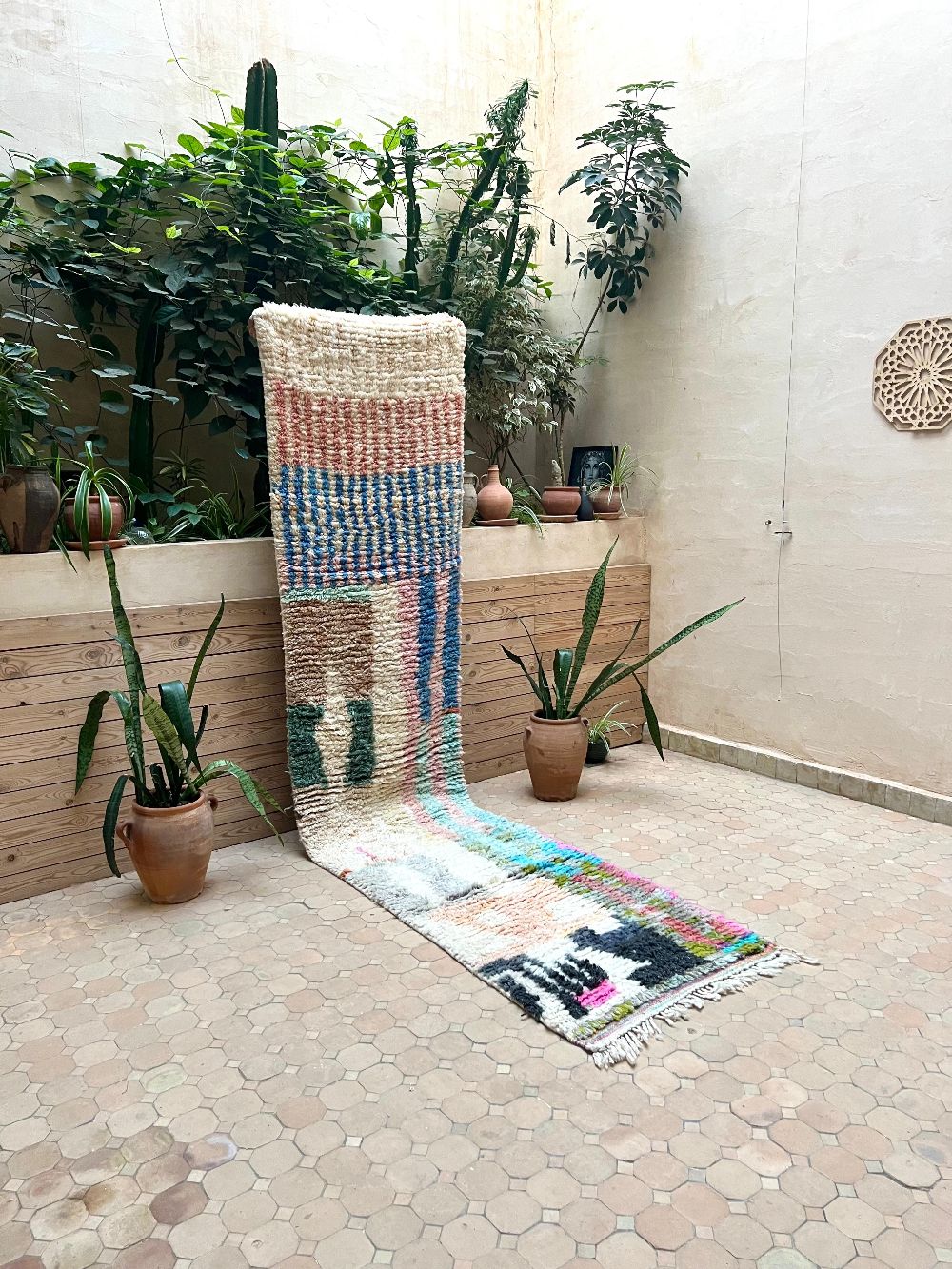 Moroccan Boujaad Runner 335x75cm