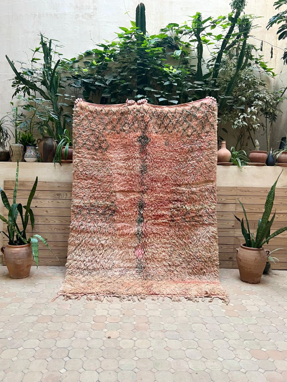 Moroccan Vintage Boujaad Rug 205x140cm