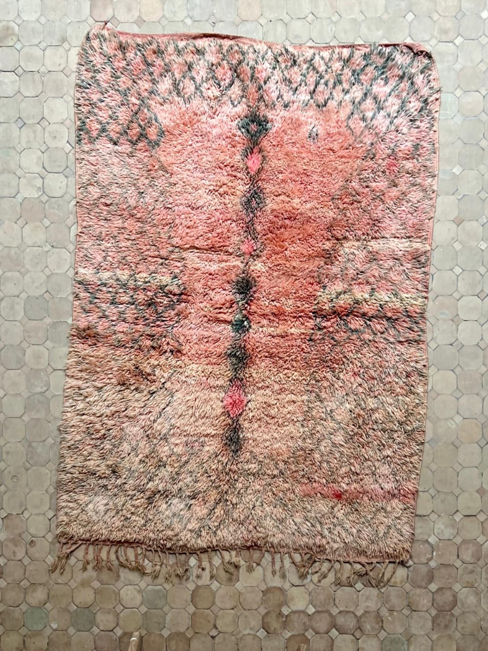 Moroccan Vintage Boujaad Rug 205x140cm