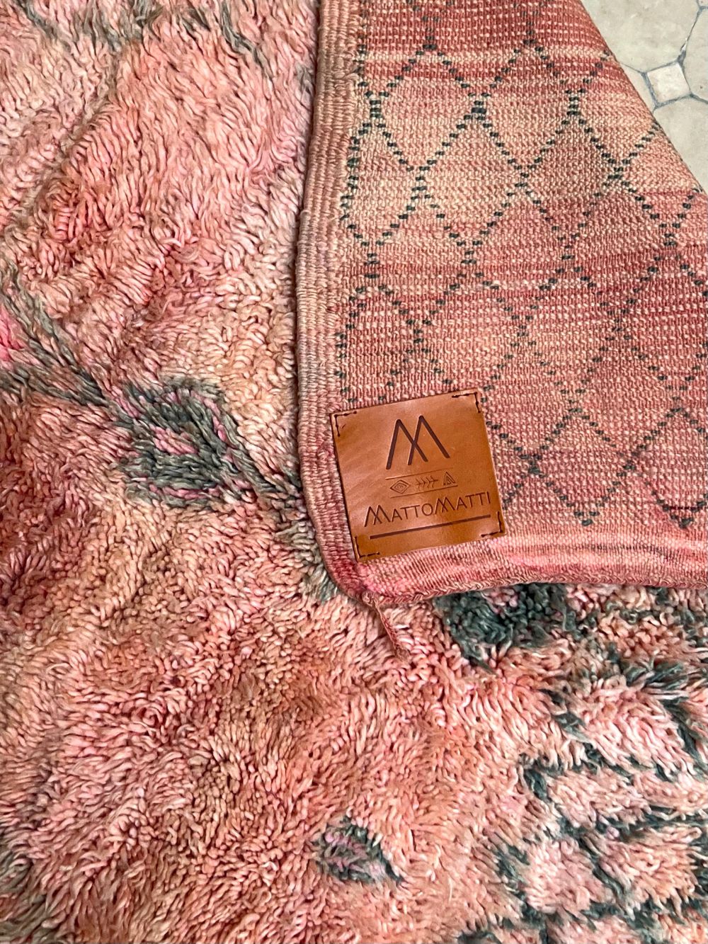 Moroccan Vintage Boujaad Rug 205x140cm