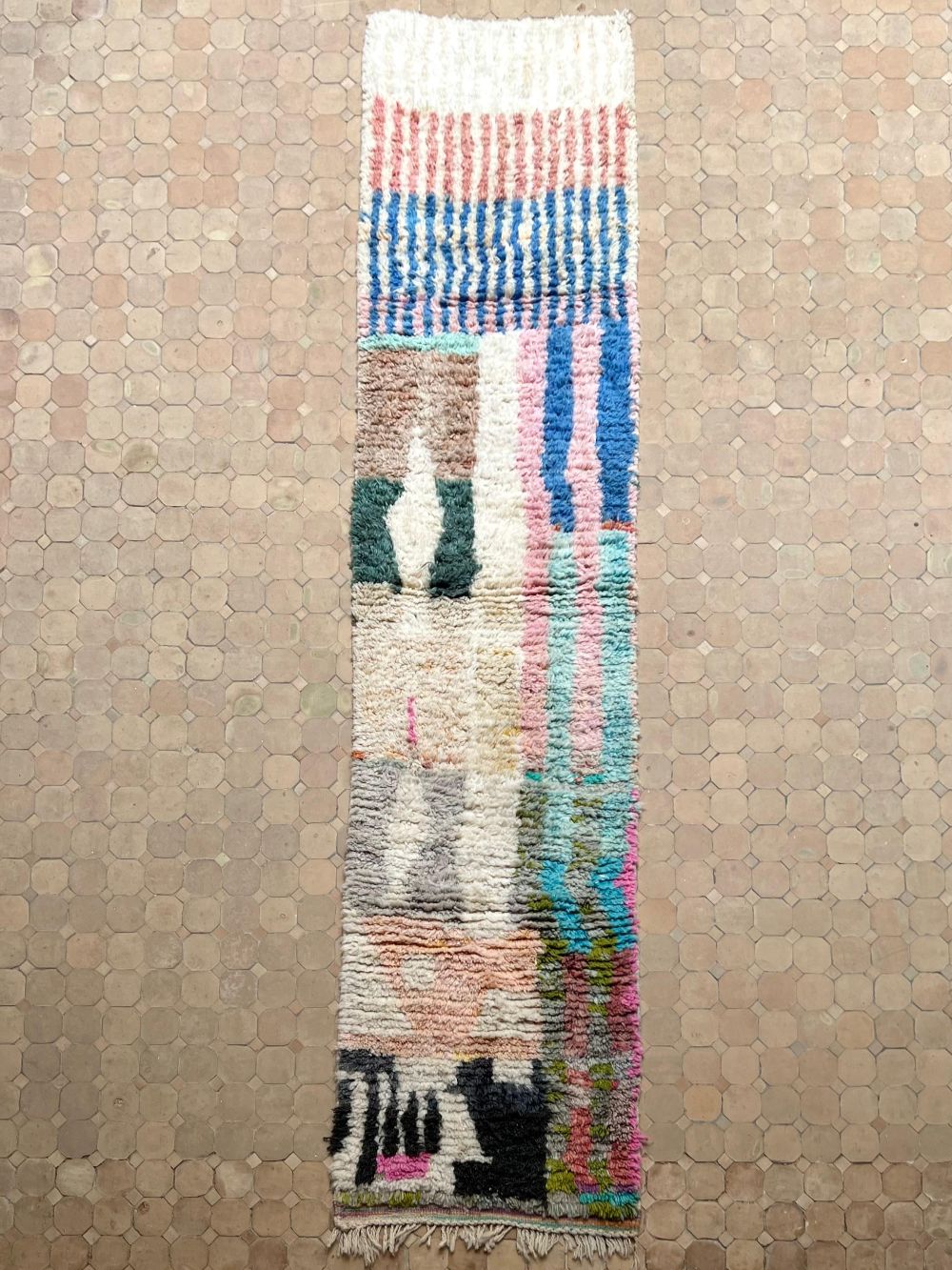 Moroccan Boujaad Runner 335x75cm