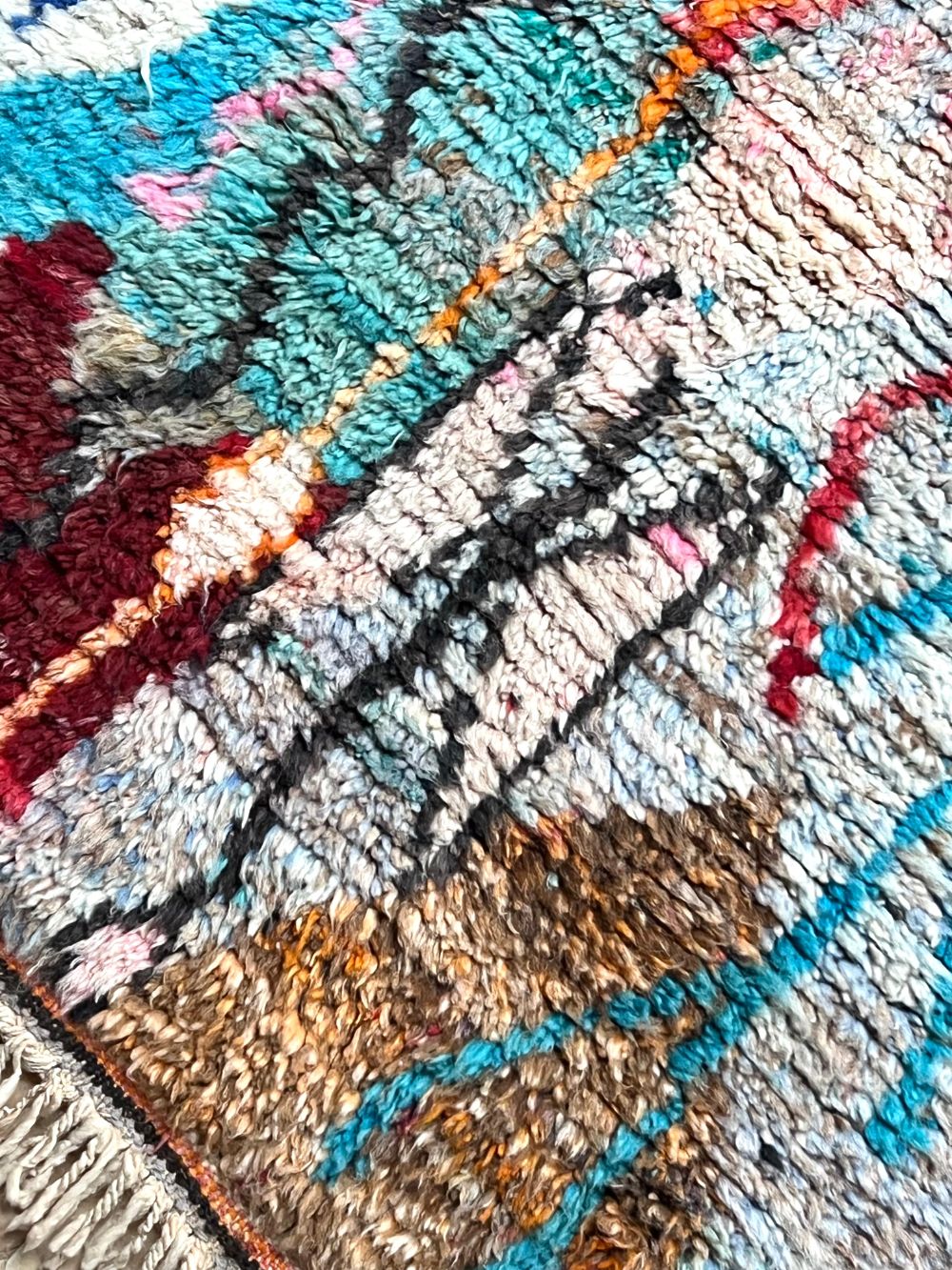 Moroccan Boujaad Rug 200x115cm