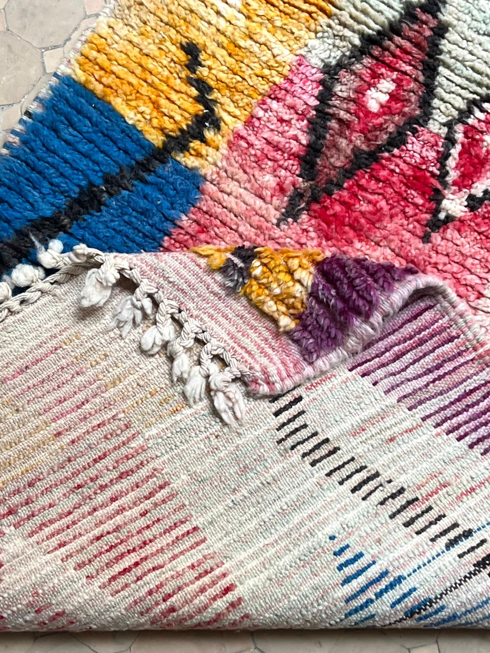 Moroccan Boujaad Rug 200x105cm