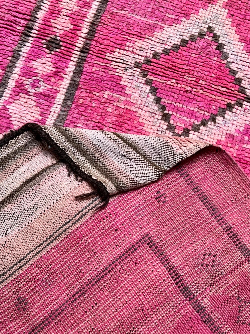 Moroccan Vintage Boujaad Runner Rug 310x115cm