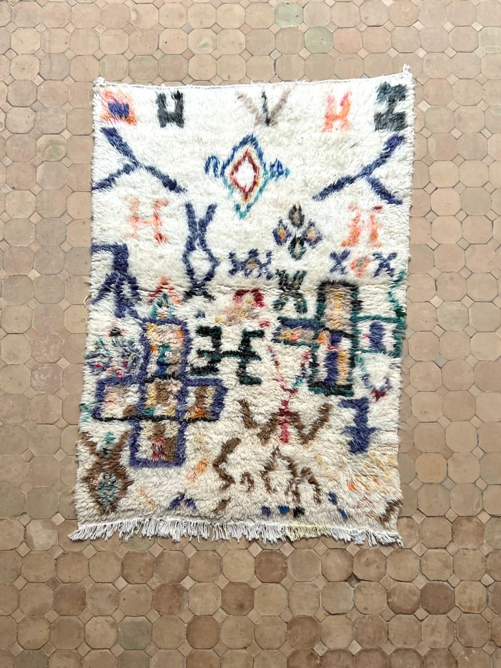 Moroccan Azilal Rug 145x100cm