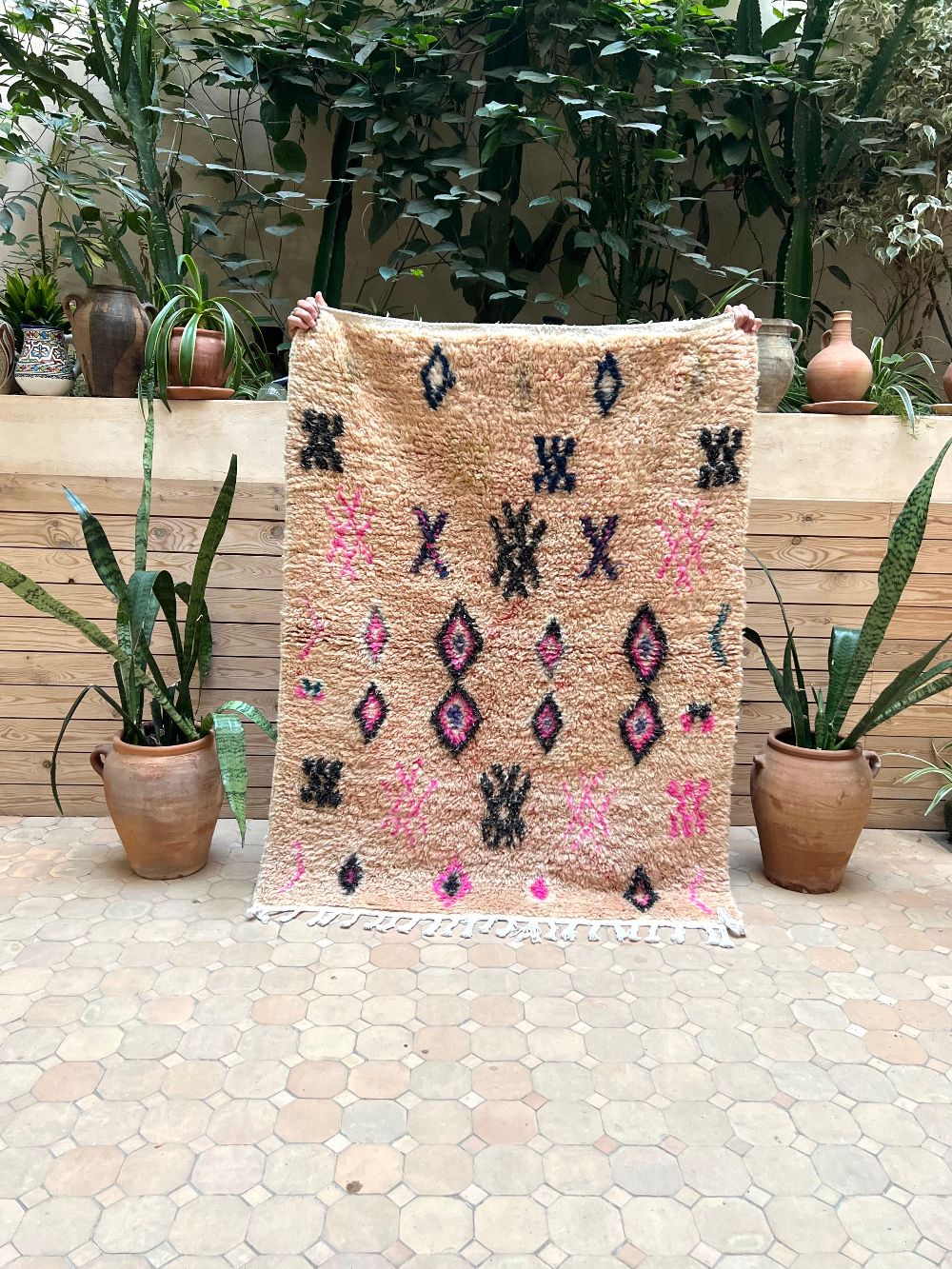 Moroccan Boujaad Rug 135x105cm