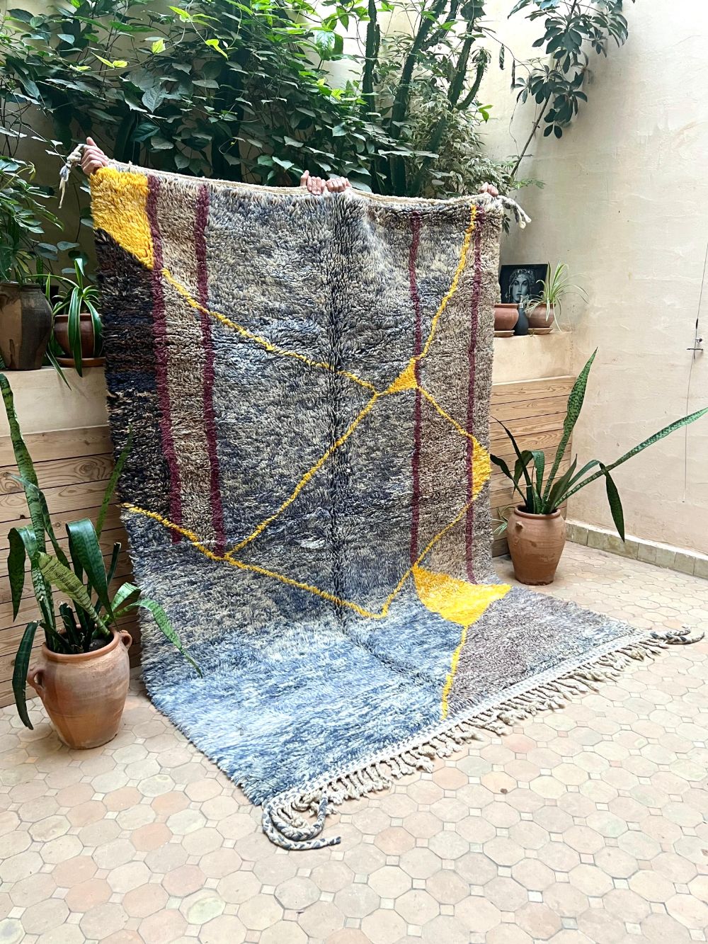 Marokkolainen Boujaad matto 245x175cm