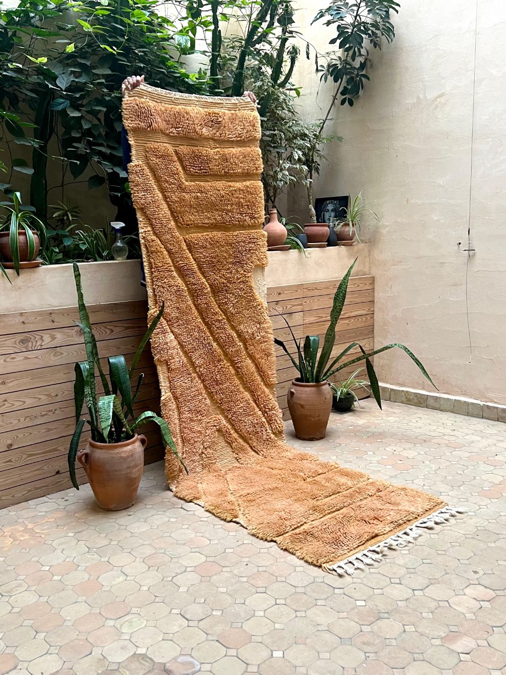 Marokkolainen Mrirt käytävämatto matto 295x80cm