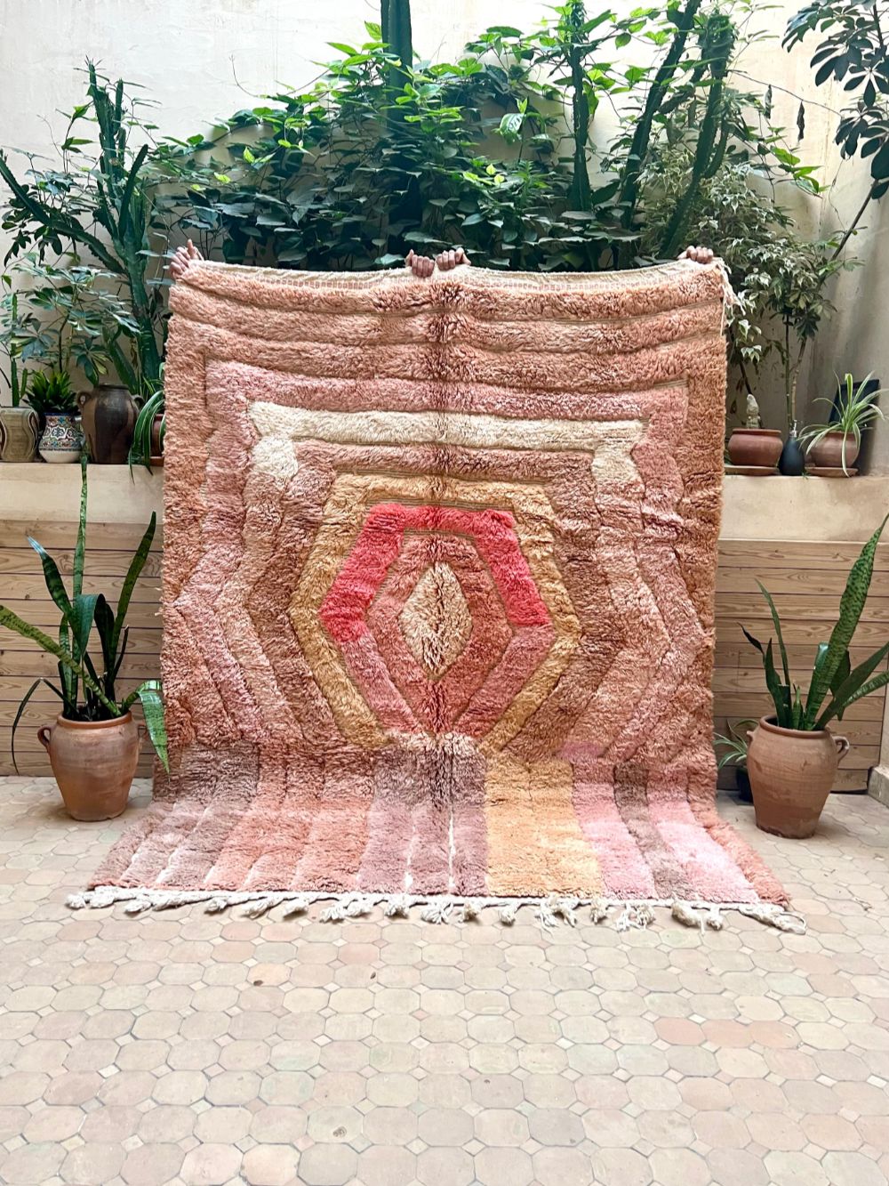 Moroccan Hattara Rug 235x185cm