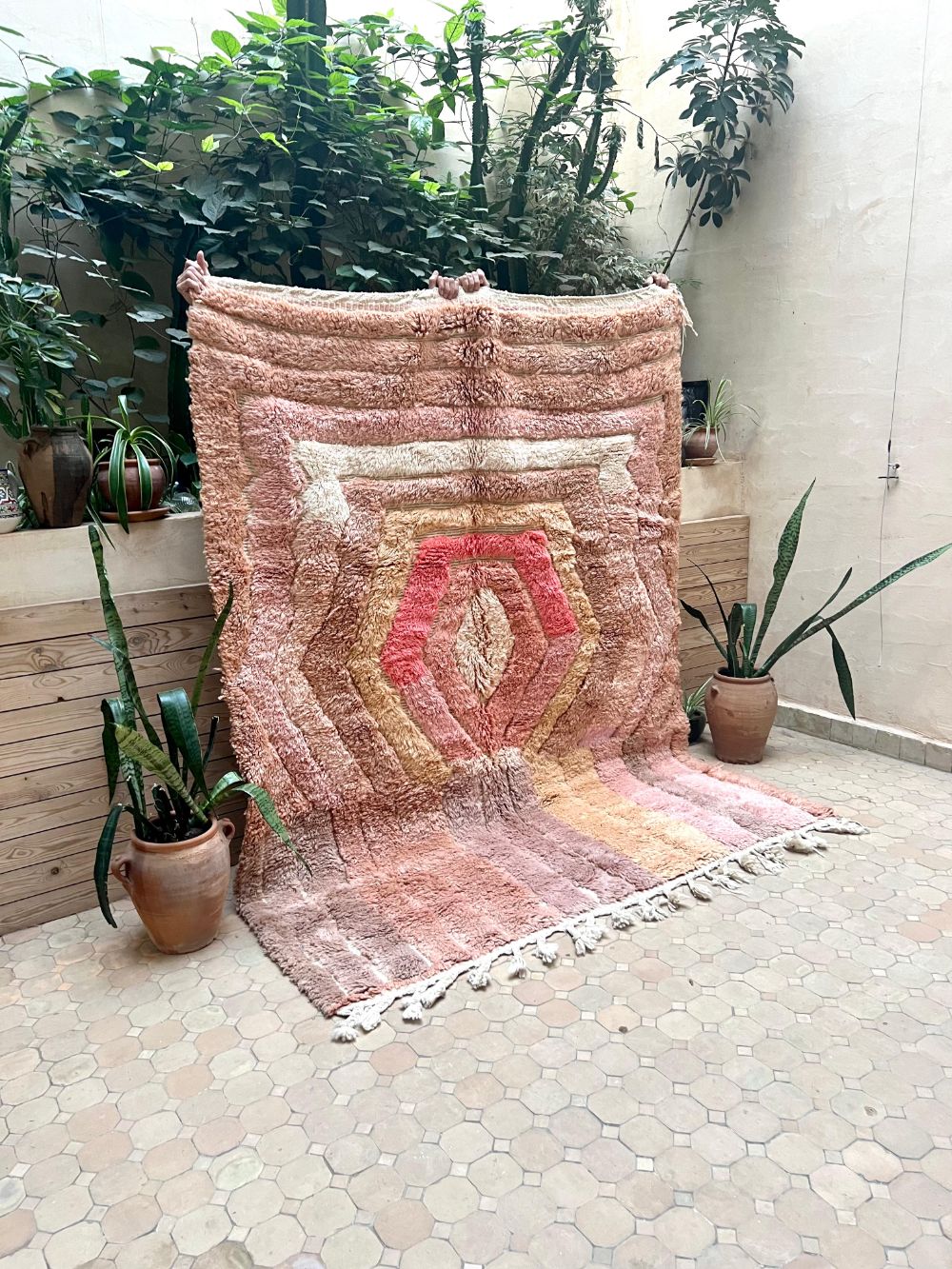 Moroccan Hattara Rug 235x185cm