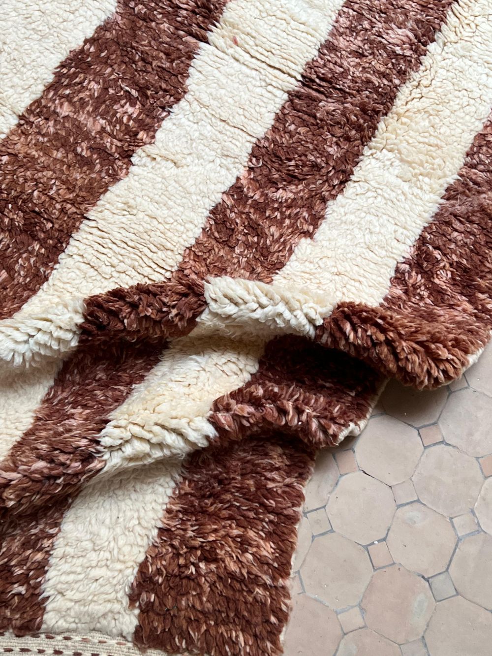 Marokkolainen Ruskea matto 260x210cm