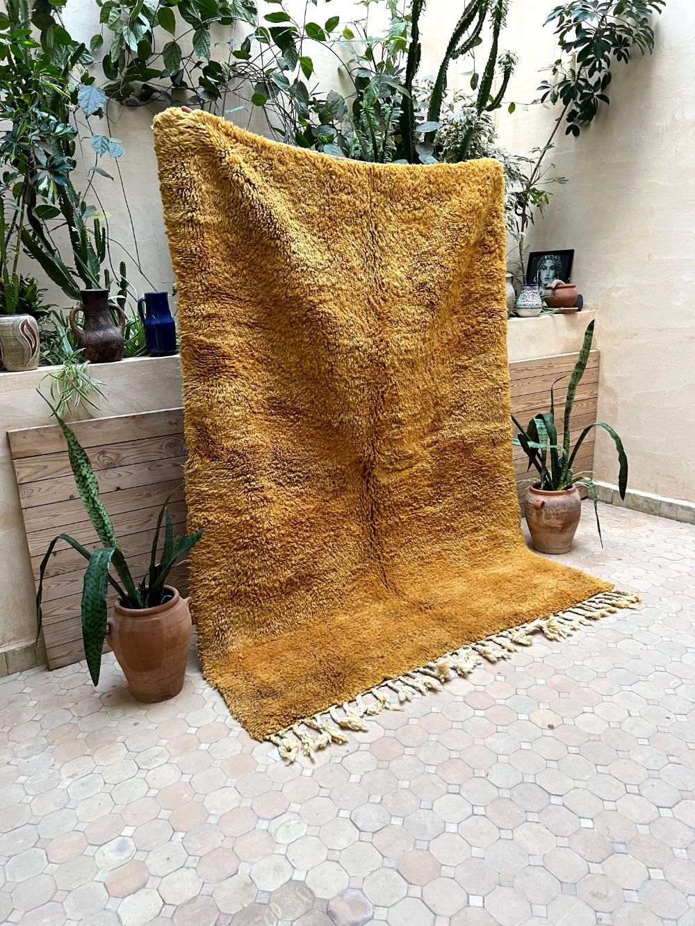 Marokkolainen ruskea matto 235x170cm