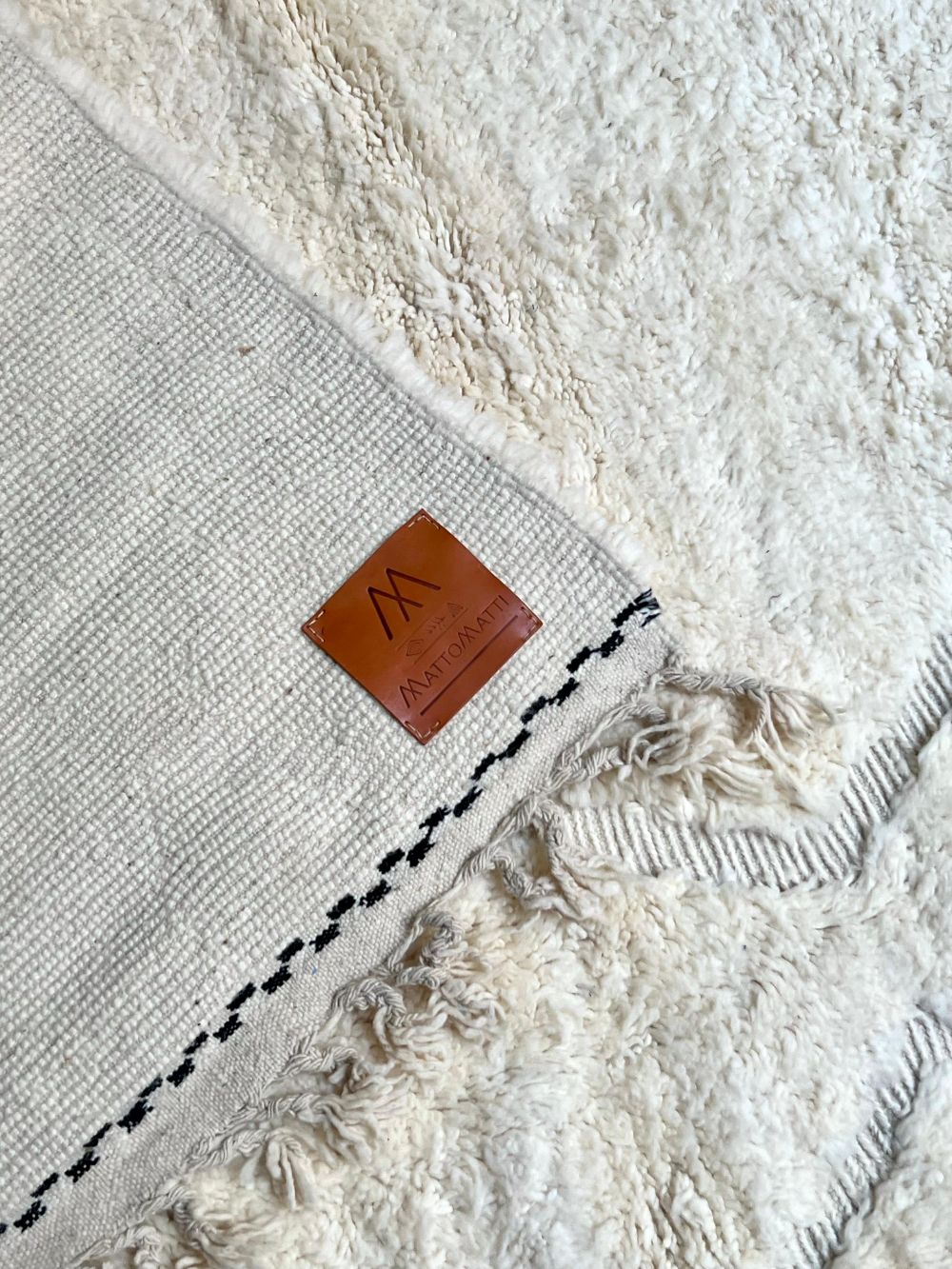 Moroccan All White Rug 490x400cm