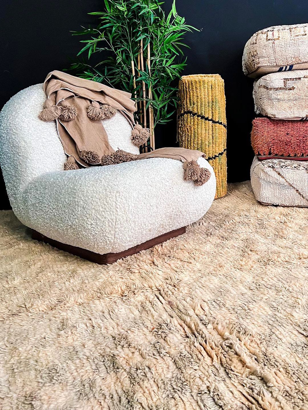 Moroccan Checkered Rug 300x240cm