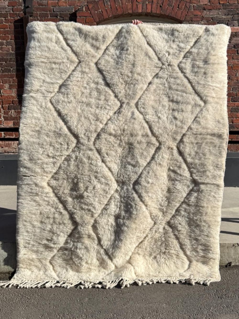 Moroccan Mrirt Rug Polar Bear 235x180cm