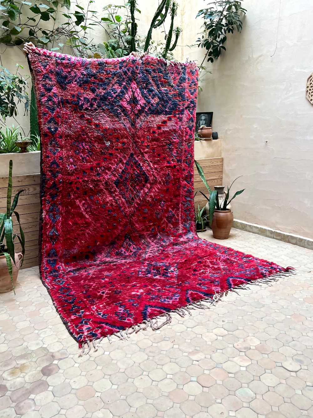 Moroccan Vintage Beni M'Guild Rug 315x190cm