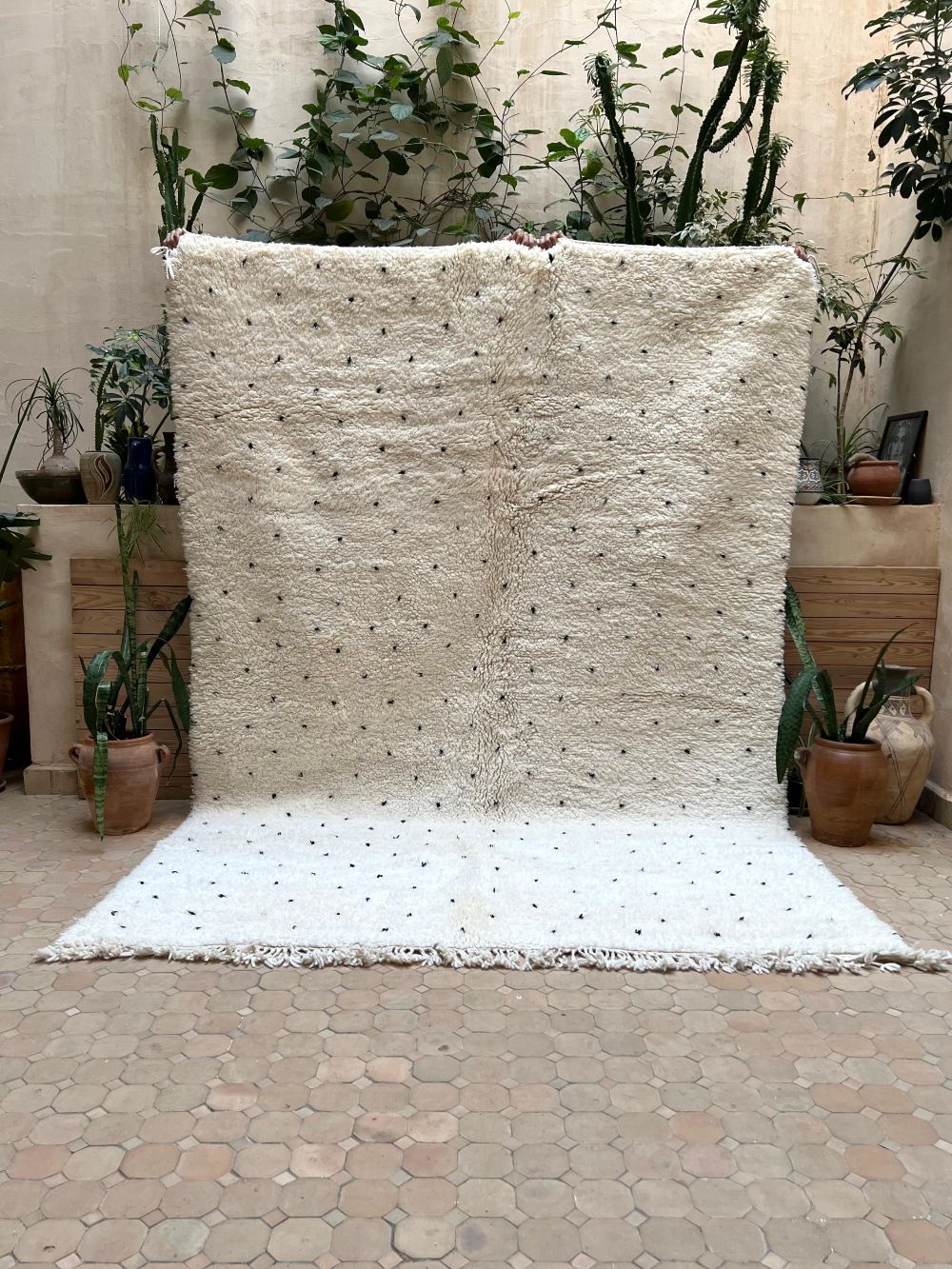 Moroccan Dotted Rug 295x210cm