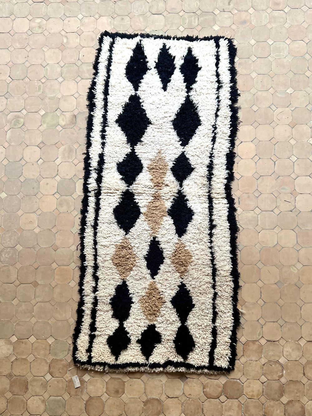Moroccan Vintage Azilal Rug 180x75cm