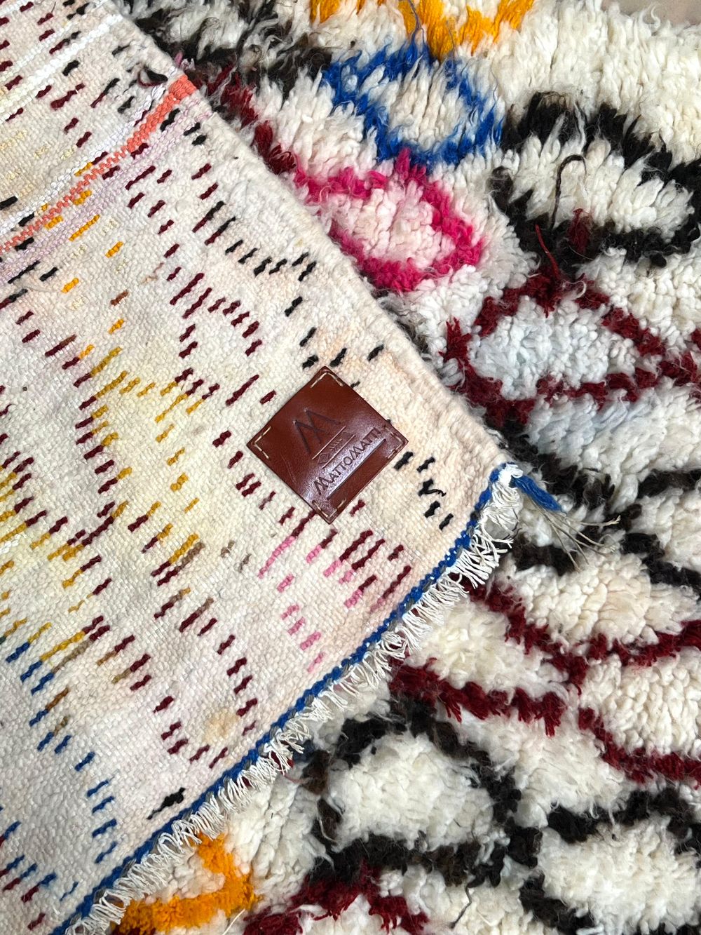 Marokkolainen vintage Azilal-matto 180x90cm