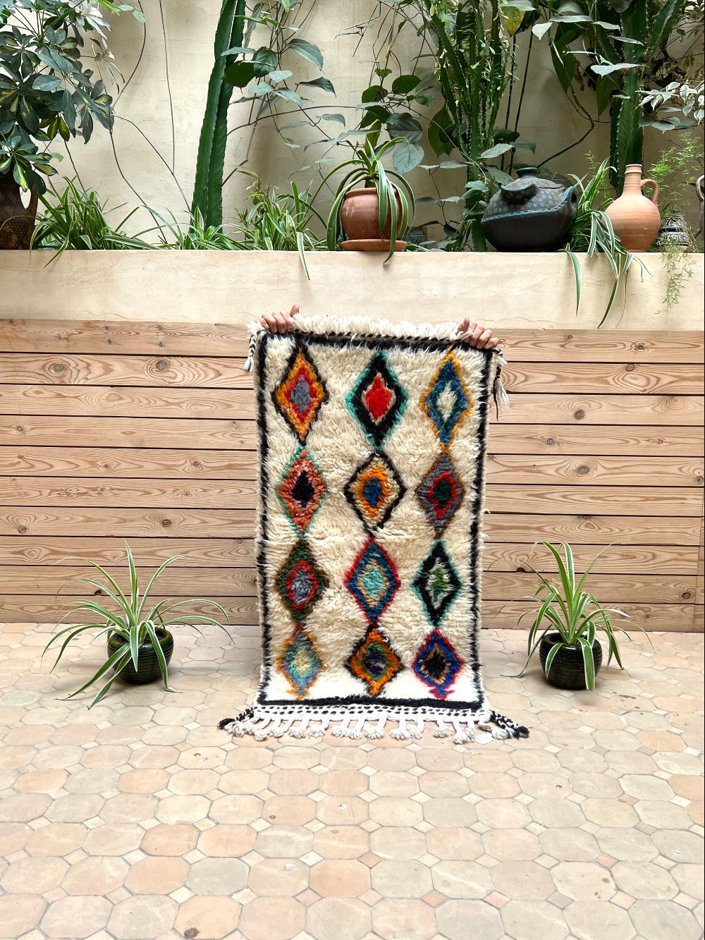 Moroccan Azilal Rug 105x55cm