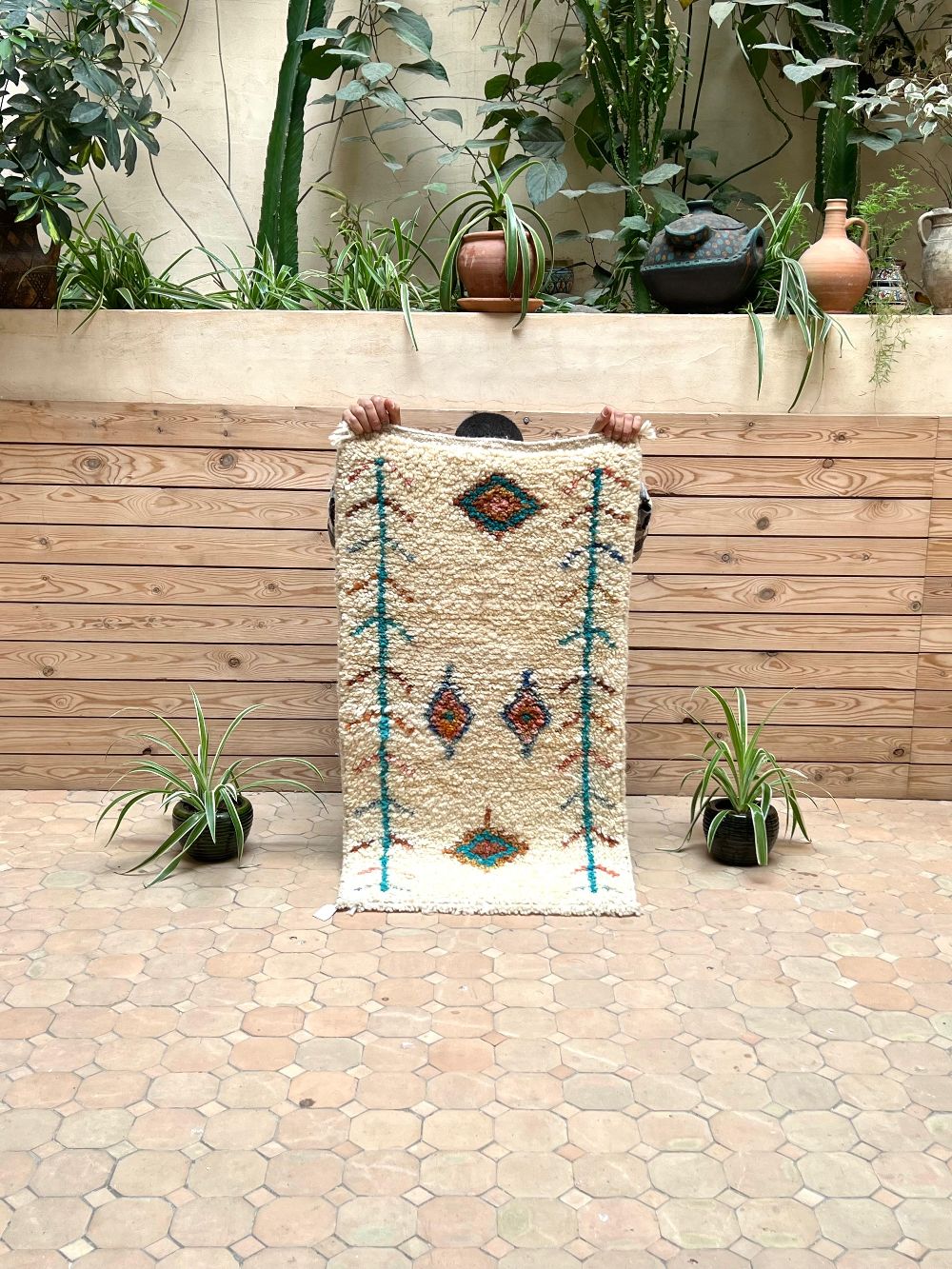 Moroccan Azilal Rug 105x55cm