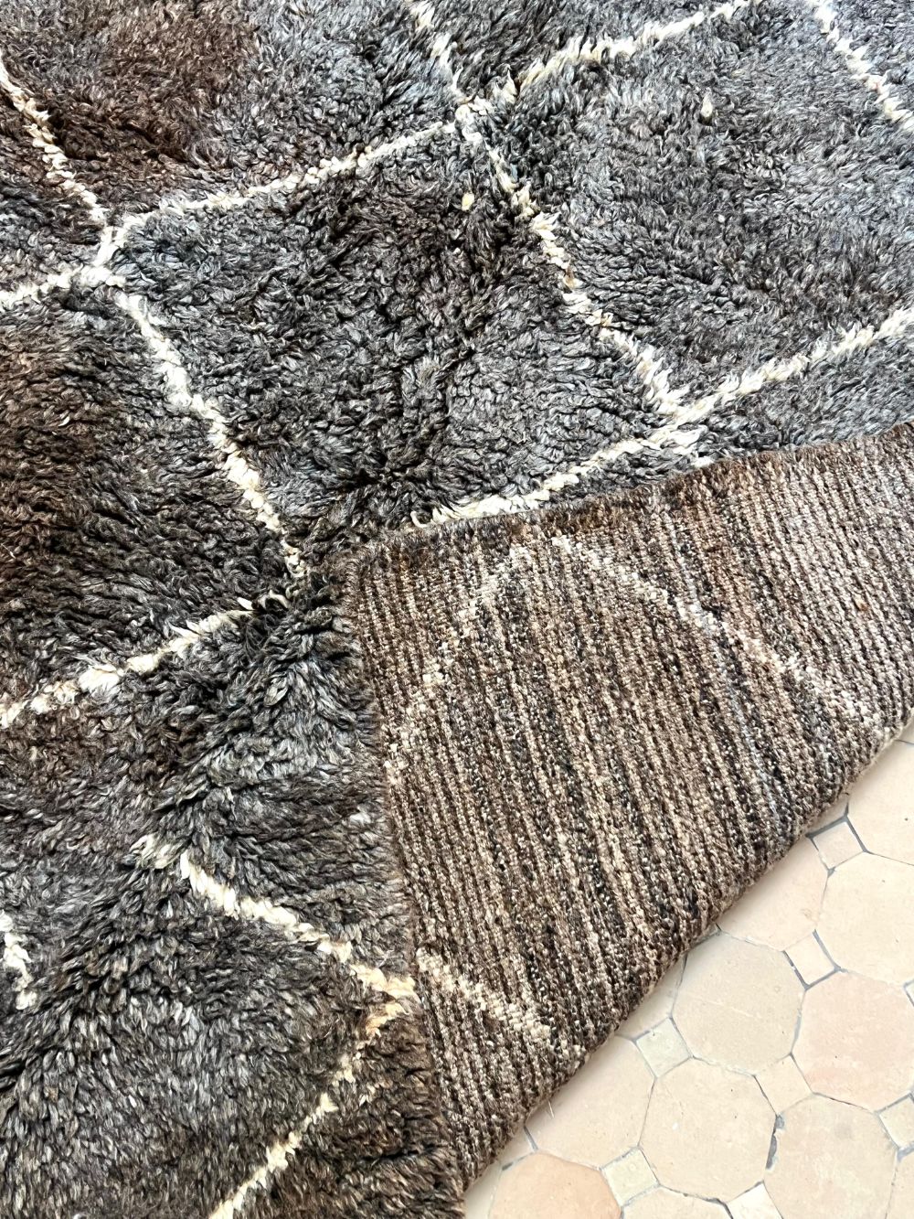 Marokkolainen Mrirt matto 180x160cm