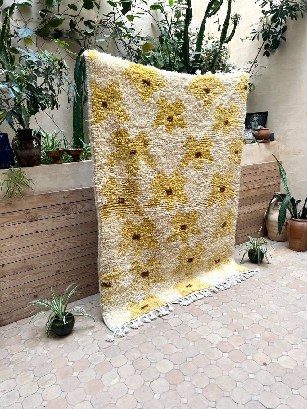 Marokkolainen Azilal-matto 185x145cm