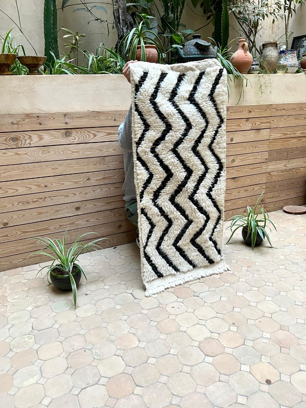 Marokkolainen Azilal-matto 110x50cm