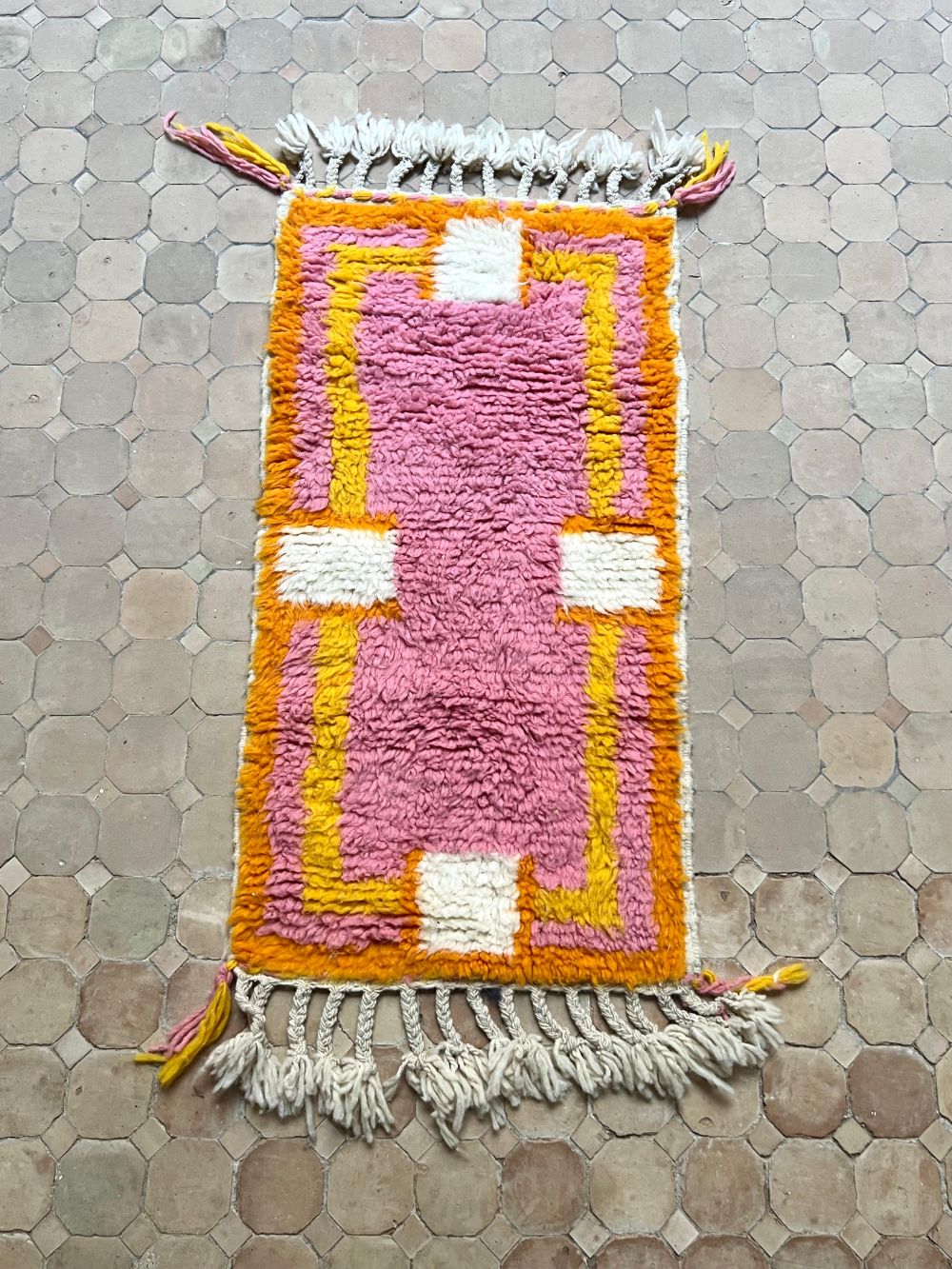 Moroccan Azilal Rug 110x55cm