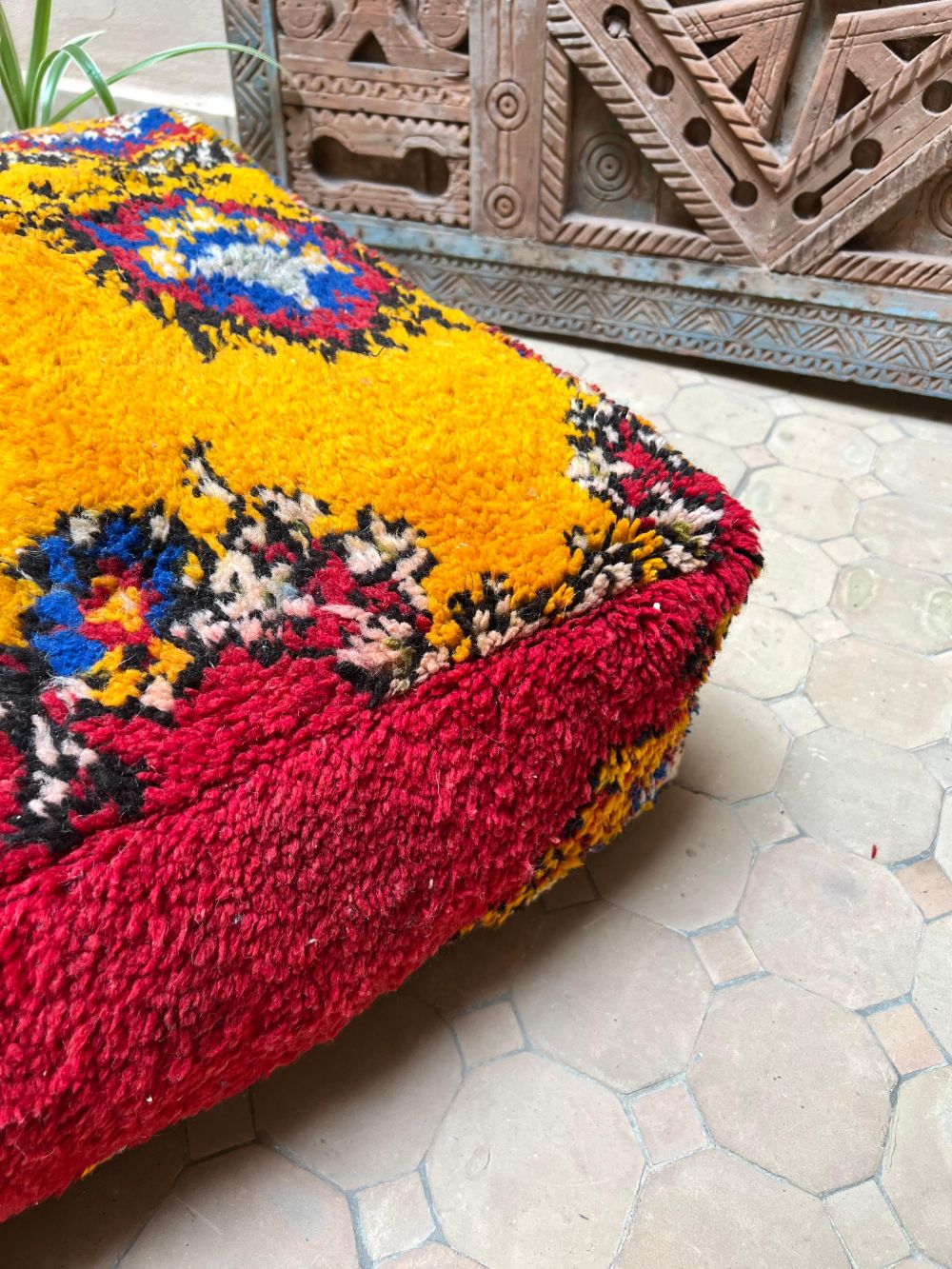 Marokkolainen vintage pouf