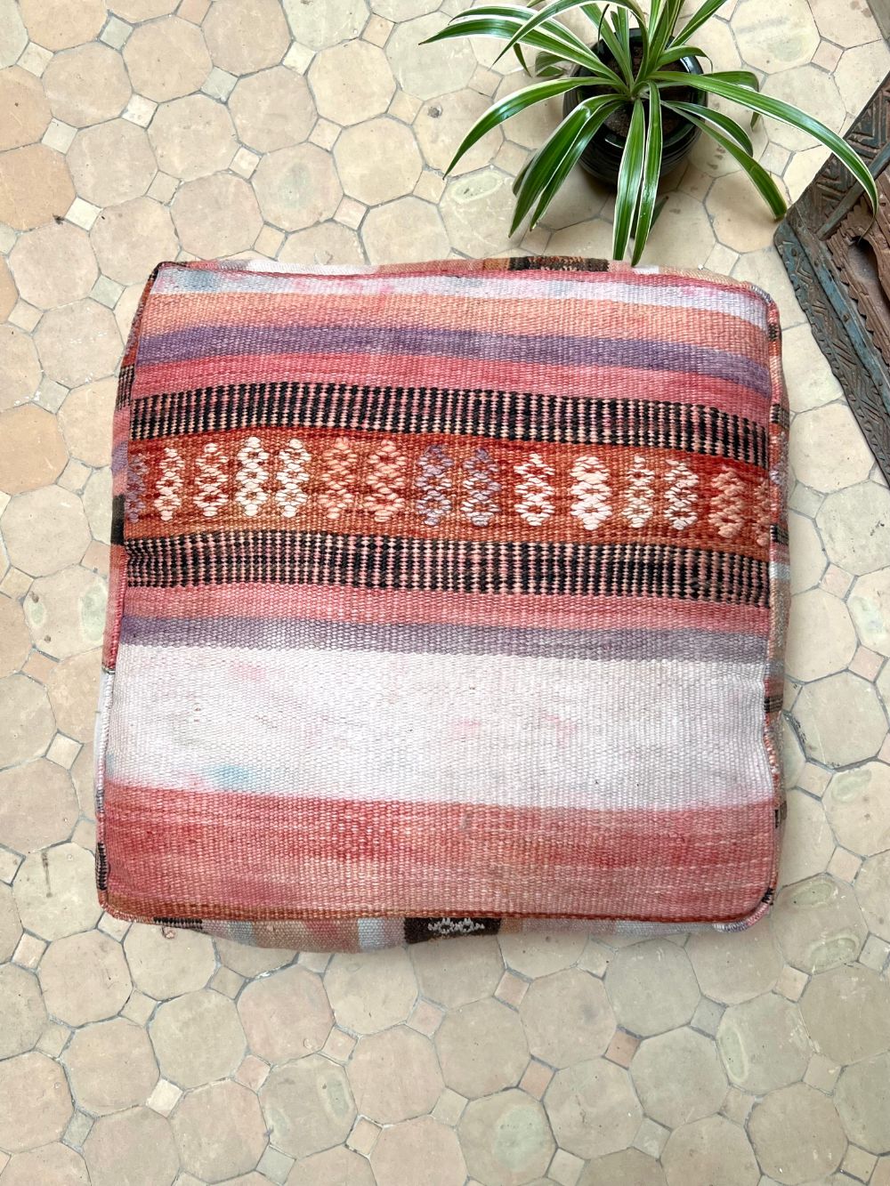 Moroccan Hanbel Pouf