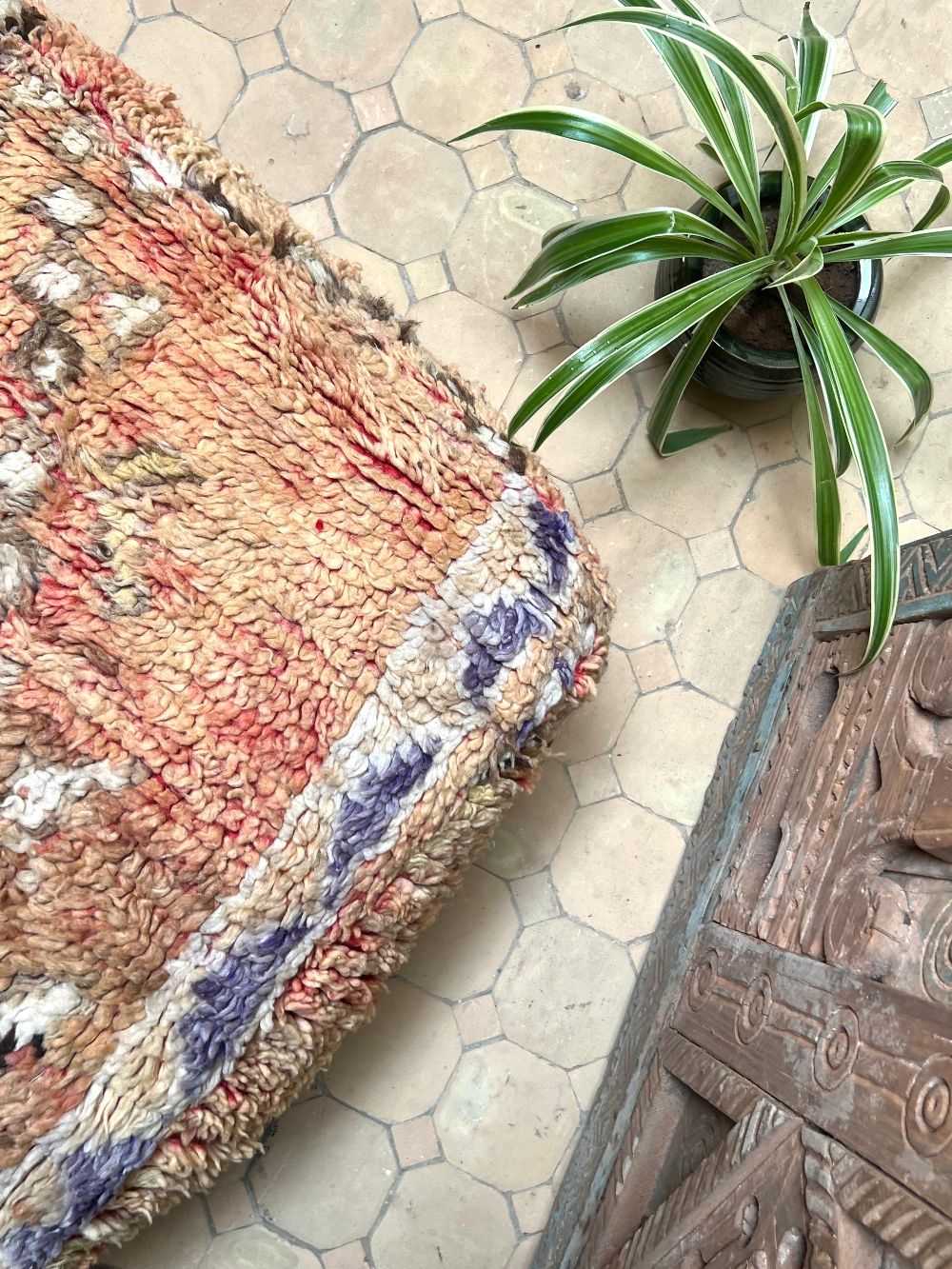 Marokkolainen vintage pouf